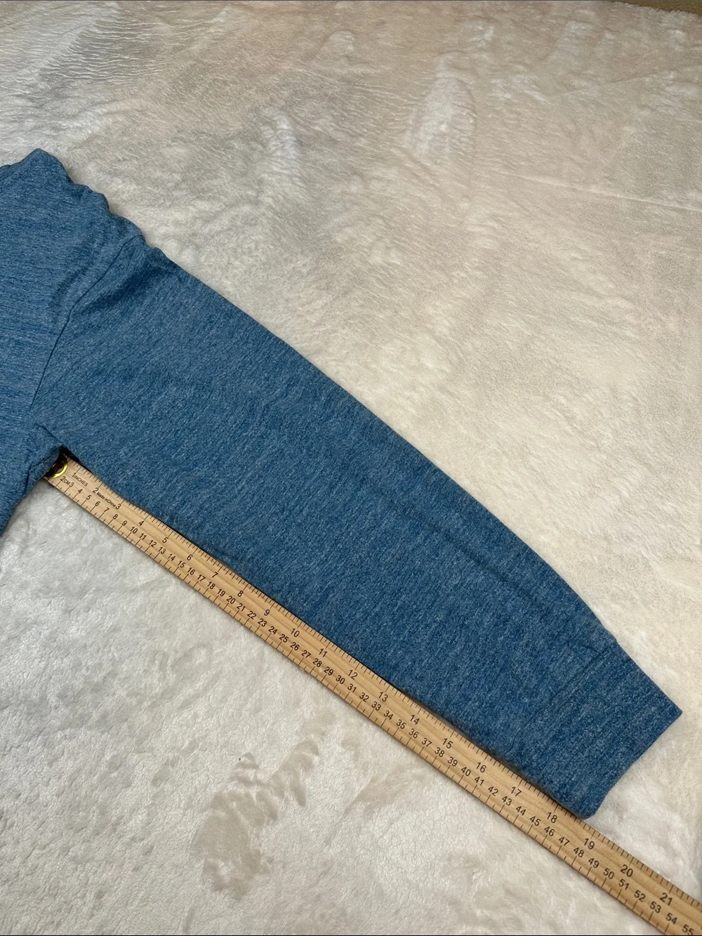 Polo Ralph Lauren Long Sleeve T Shirt Mens XXL Blue Heather Pony Logo Crew Neck